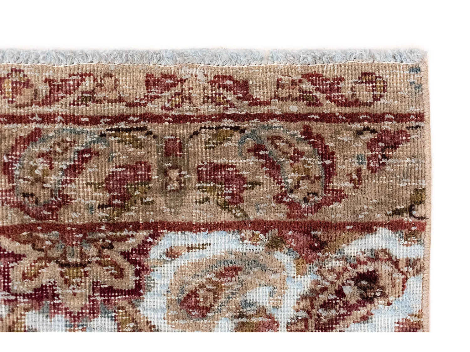 Tapis de laine 141x189 vert Vintage Royal