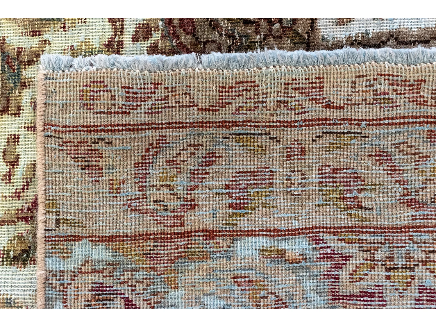 Tapis de laine 141x189 vert Vintage Royal