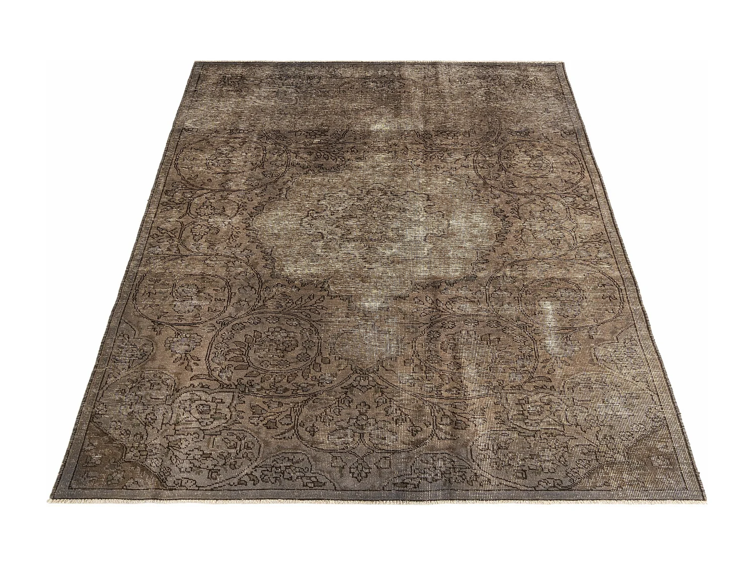 Tappeto in lana 173x273 marrone Vintage