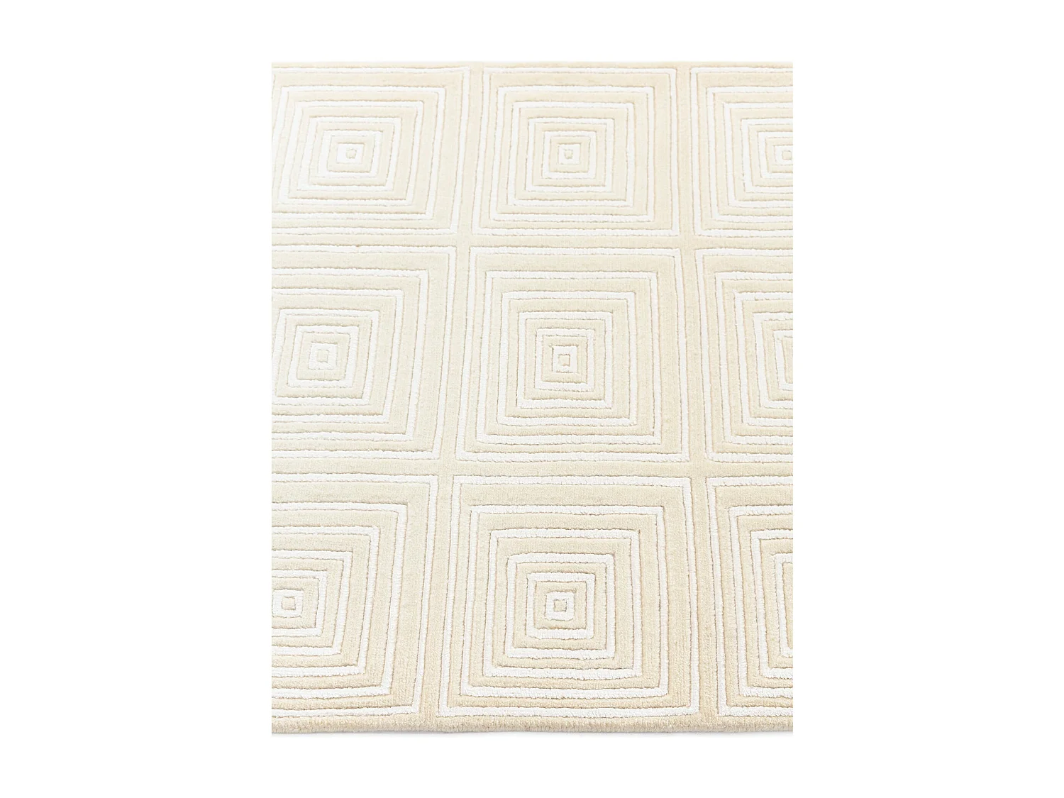Tapis de couloir en laine 79x305 beige Darya