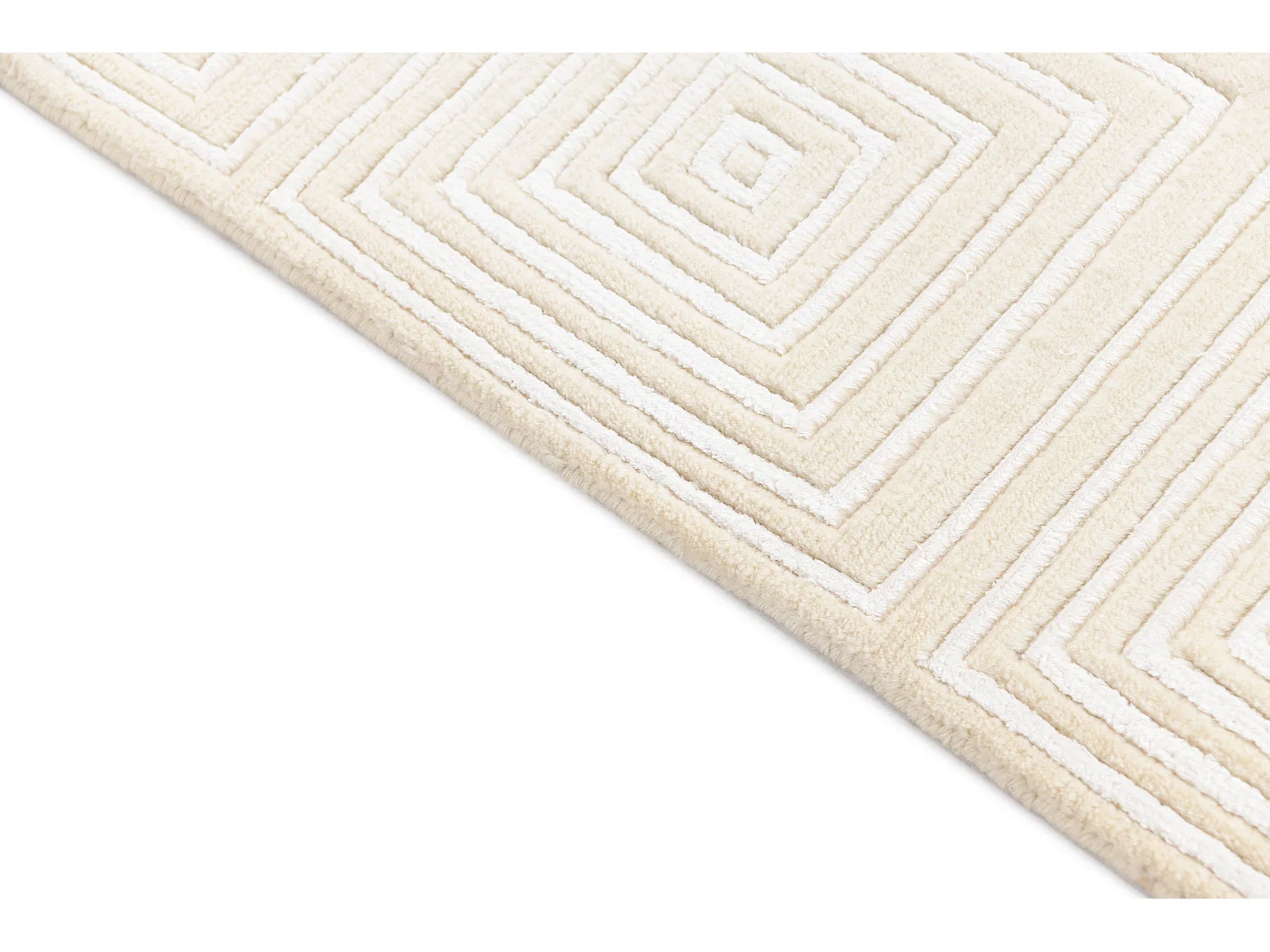 Tapis de couloir en laine 79x305 beige Darya