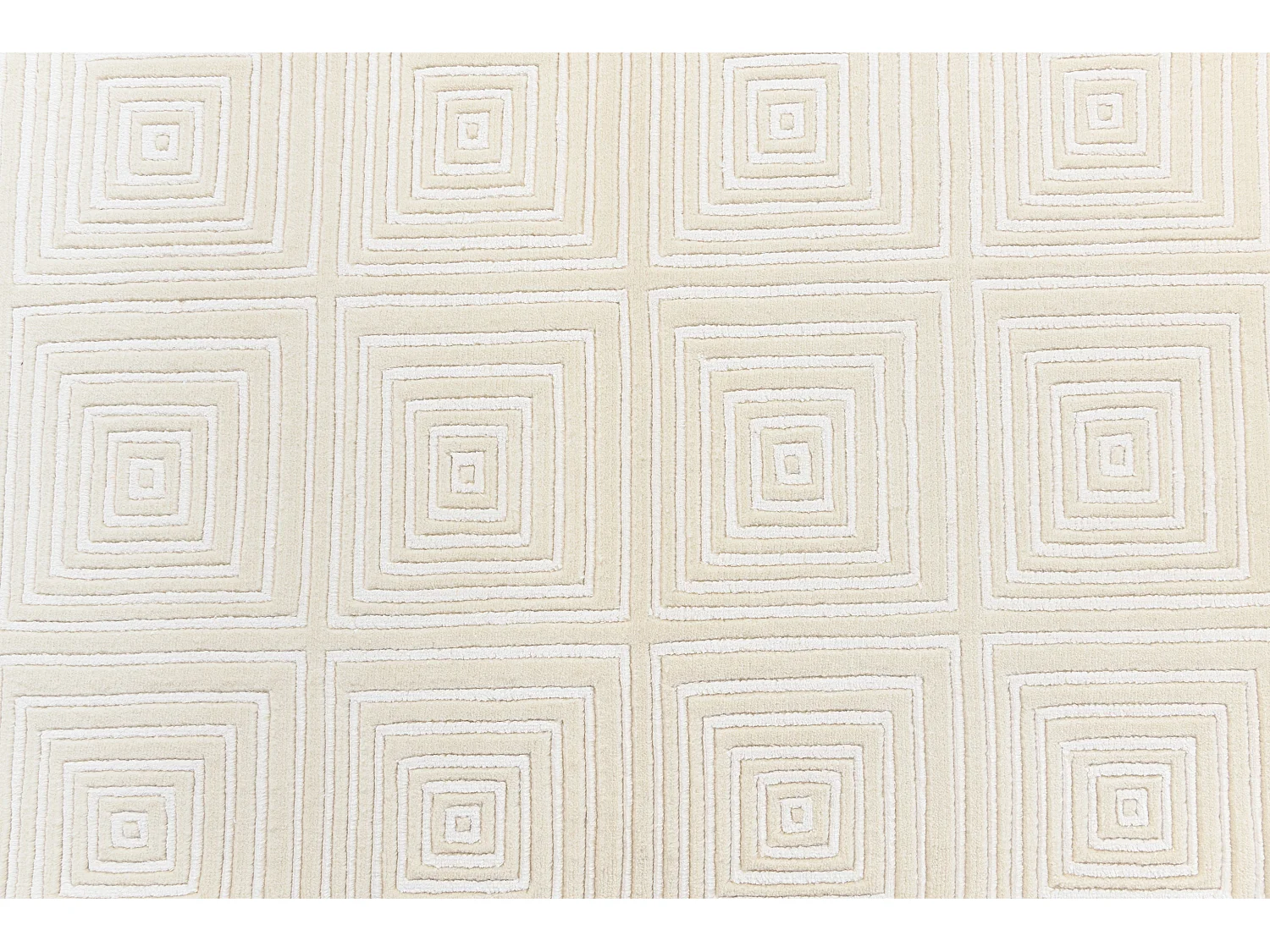Tapis de couloir en laine 79x305 beige Darya