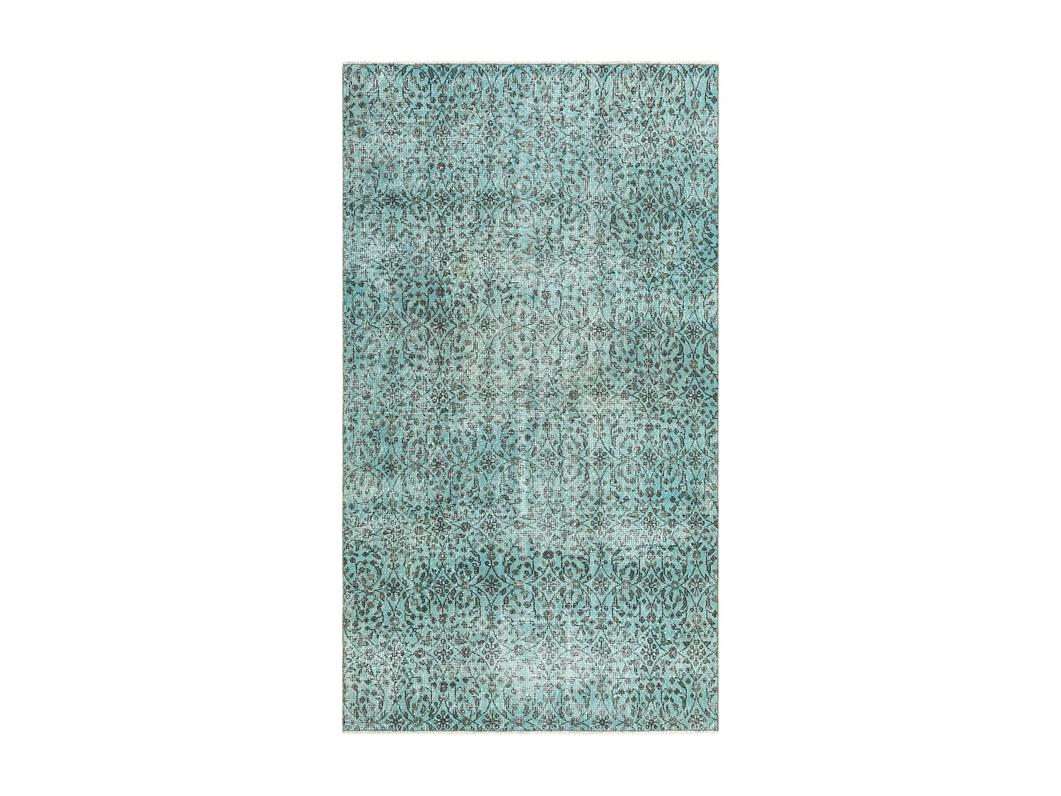 Tapis de laine 145x257 Bleu Ultra Vintage