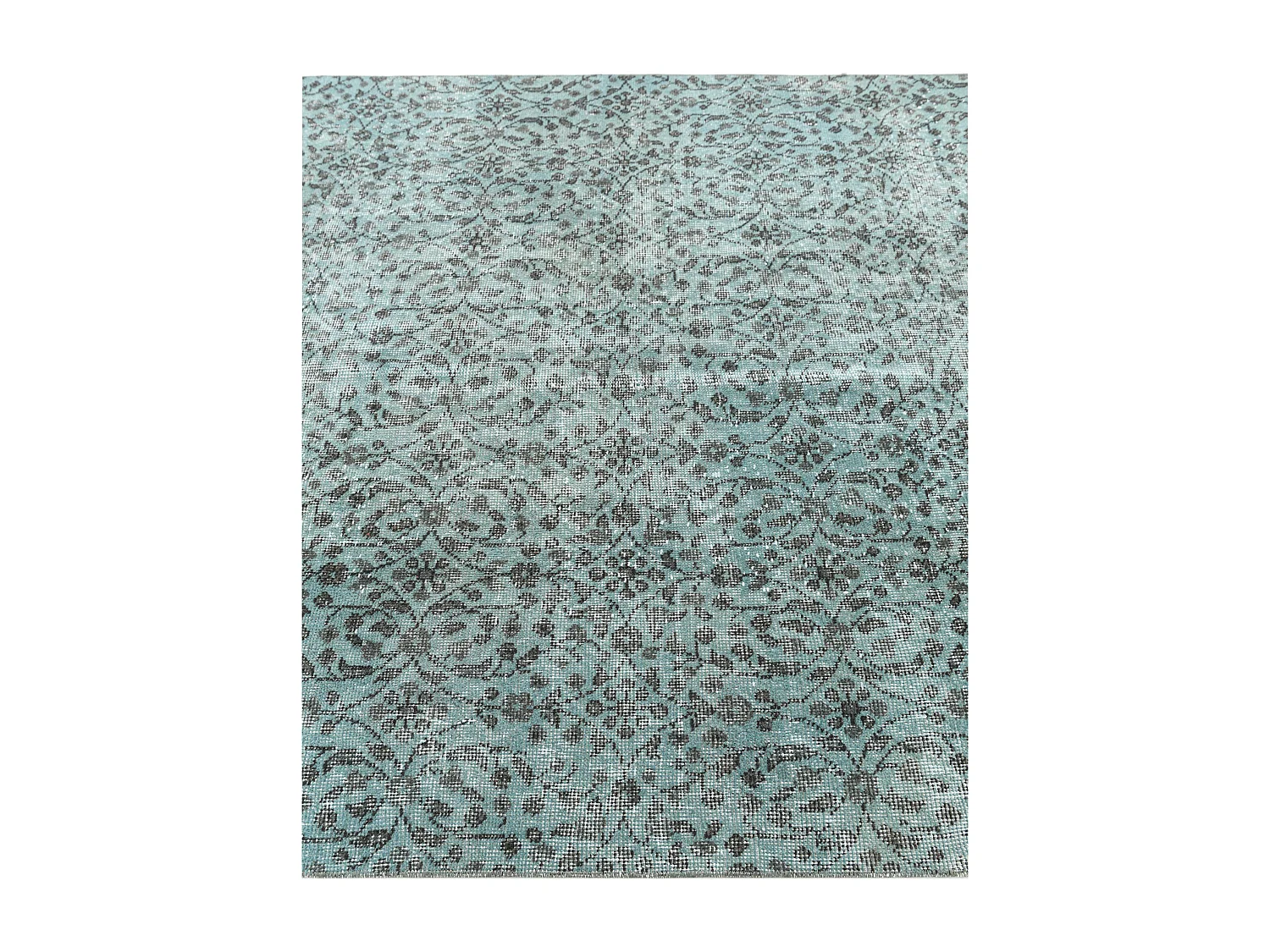 Tapis de laine 145x257 Bleu Ultra Vintage