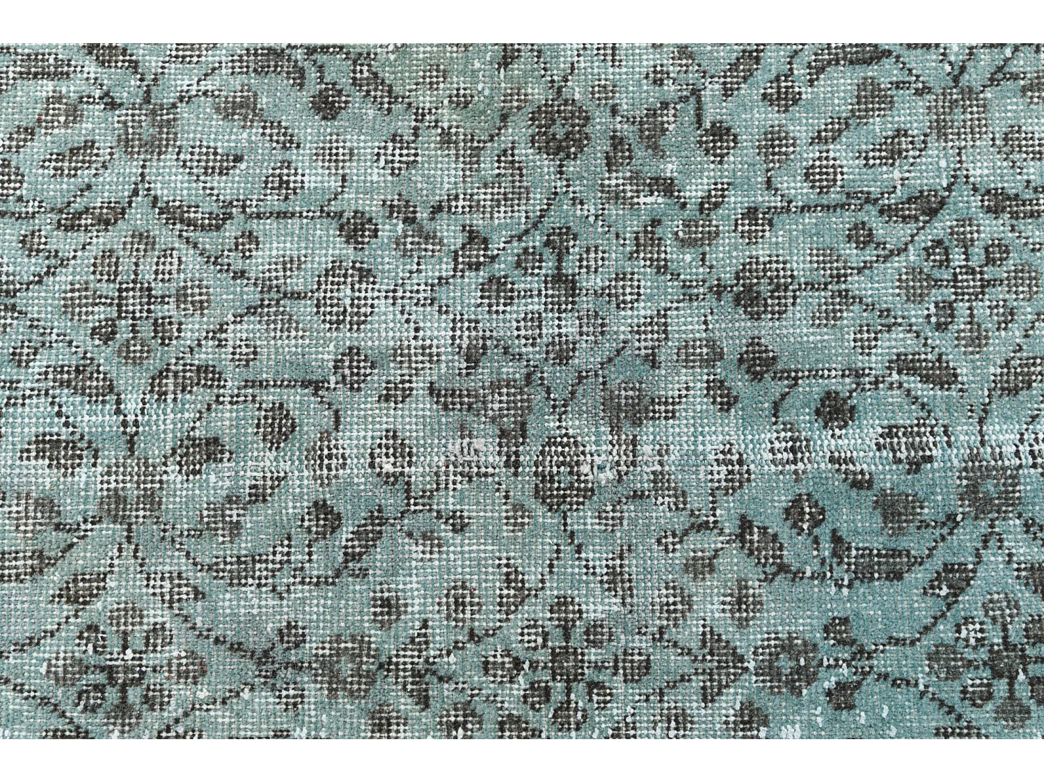 Tapis de laine 145x257 Bleu Ultra Vintage