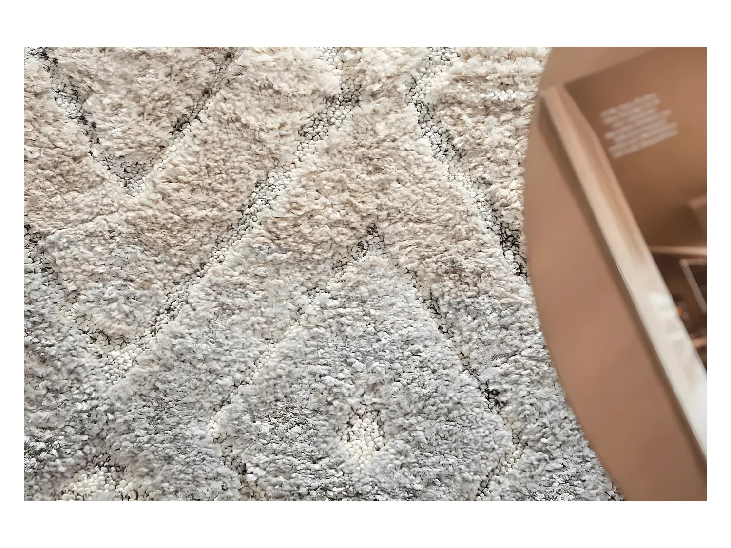 Teppich 152x213 Hellgrau Vevey