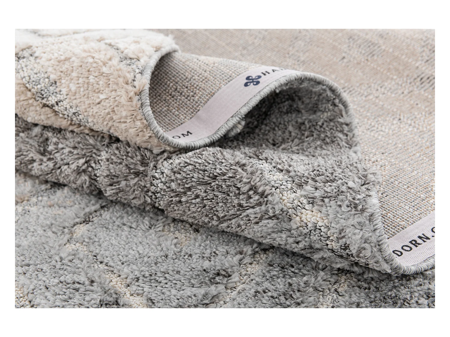 Teppich 152x213 Hellgrau Vevey