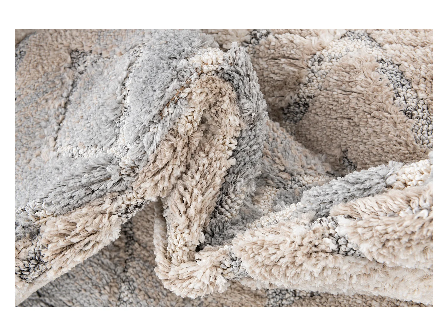 Teppich 152x213 Hellgrau Vevey