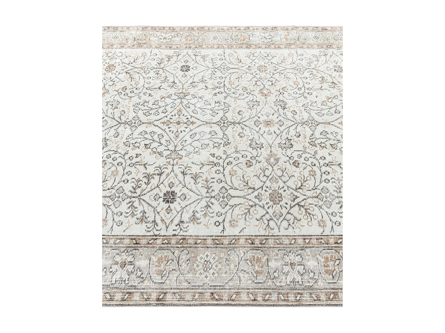 Tapis de laine 160x254 vert Ultra Vintage