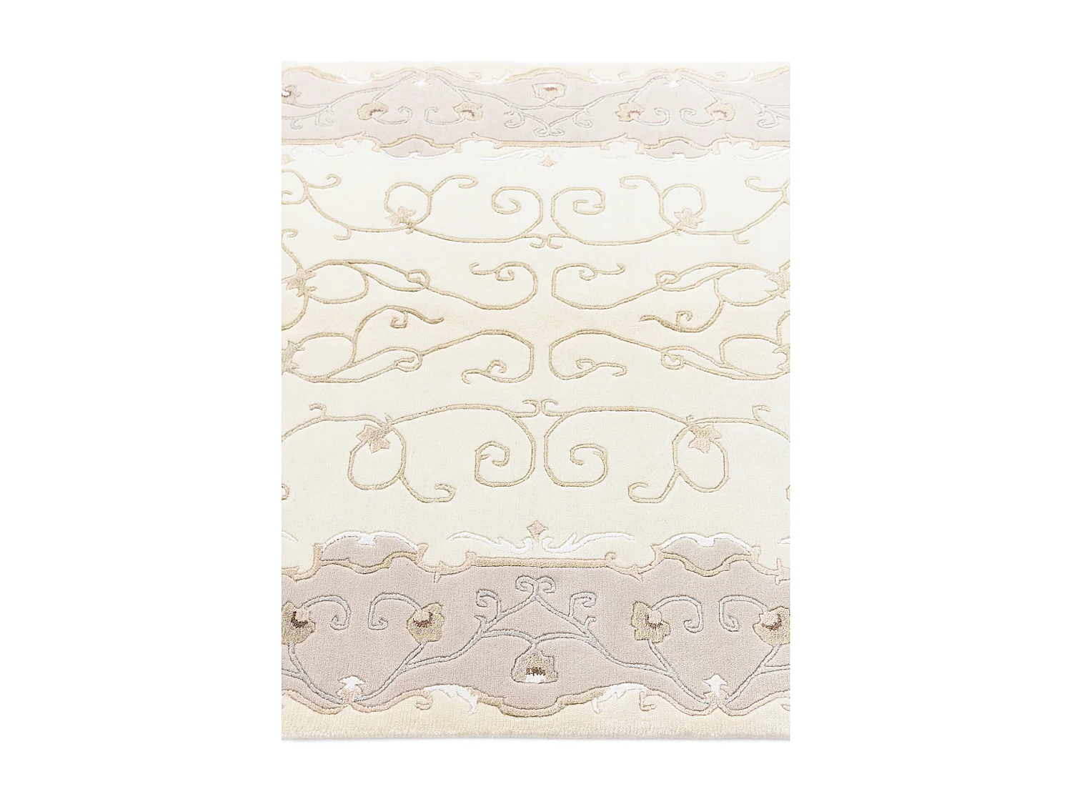 Tapis de laine 122x180 beige Darya