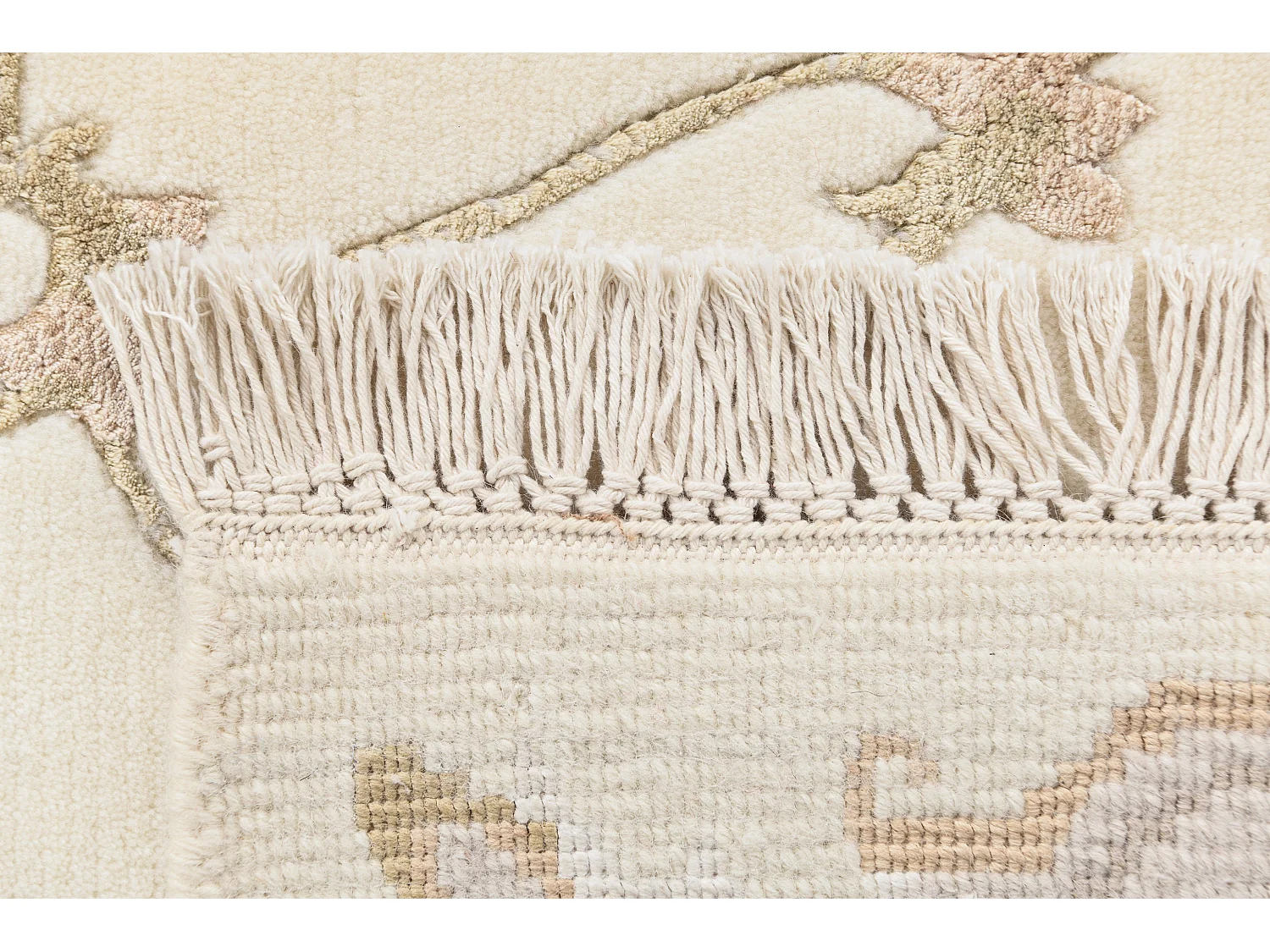 Tapis de laine 122x180 beige Darya