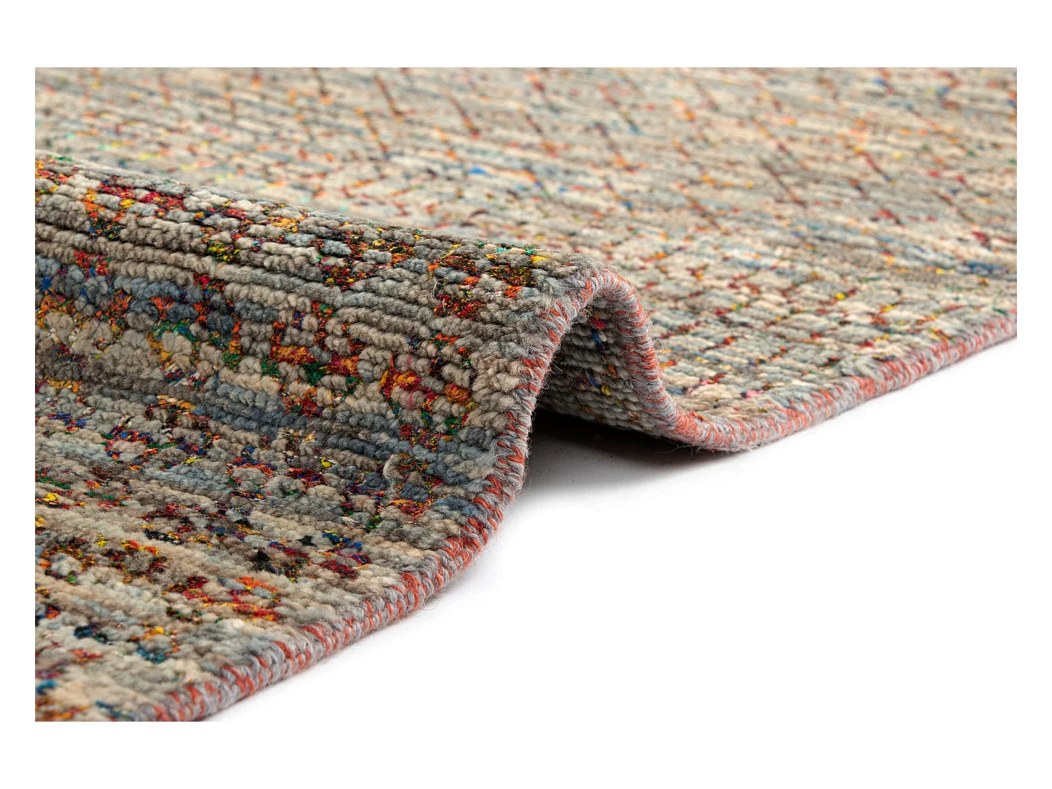 Tapis de laine 274x370 gris Agra