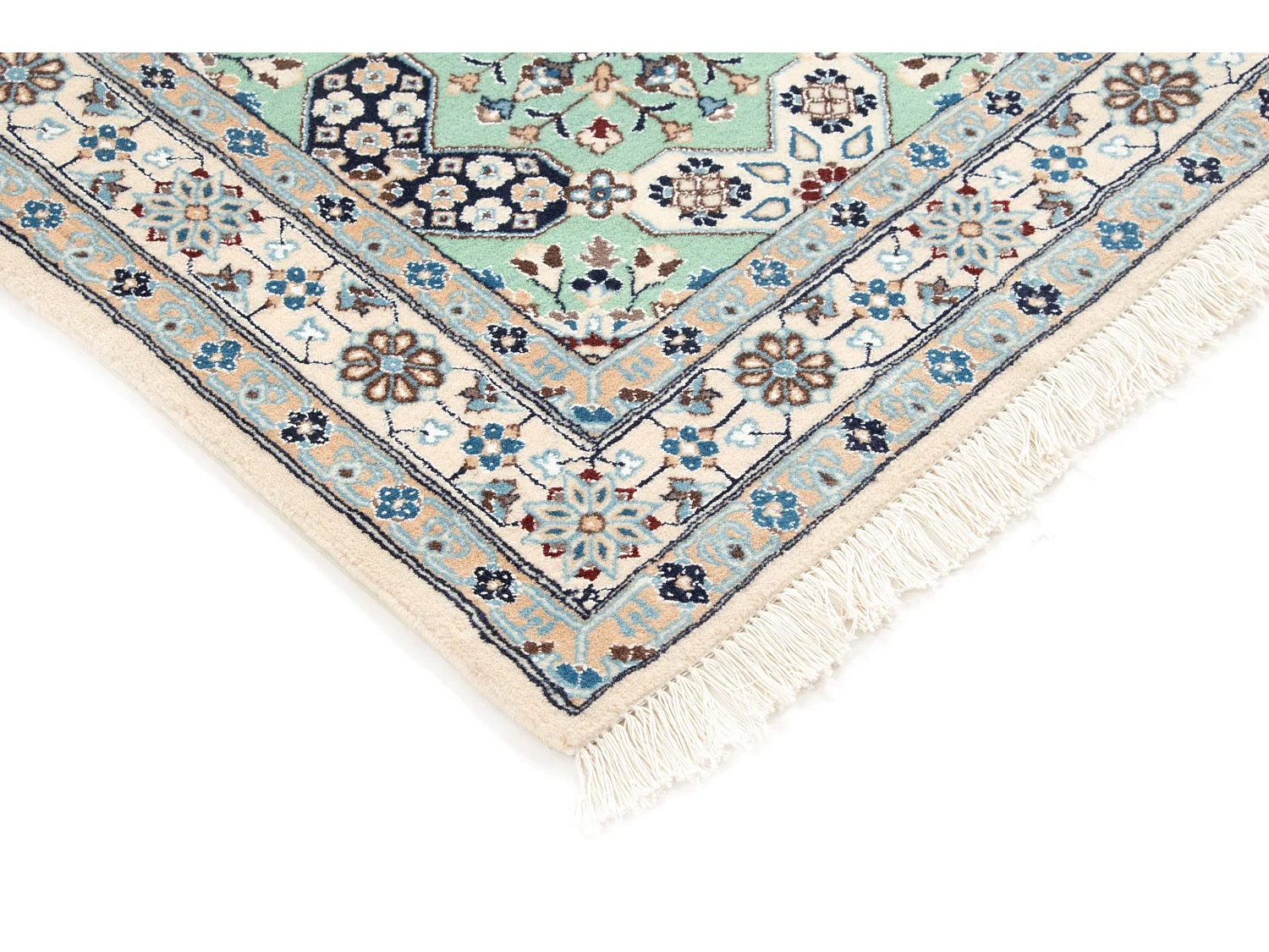 Woltapijt 130x96 Turkoois Nain