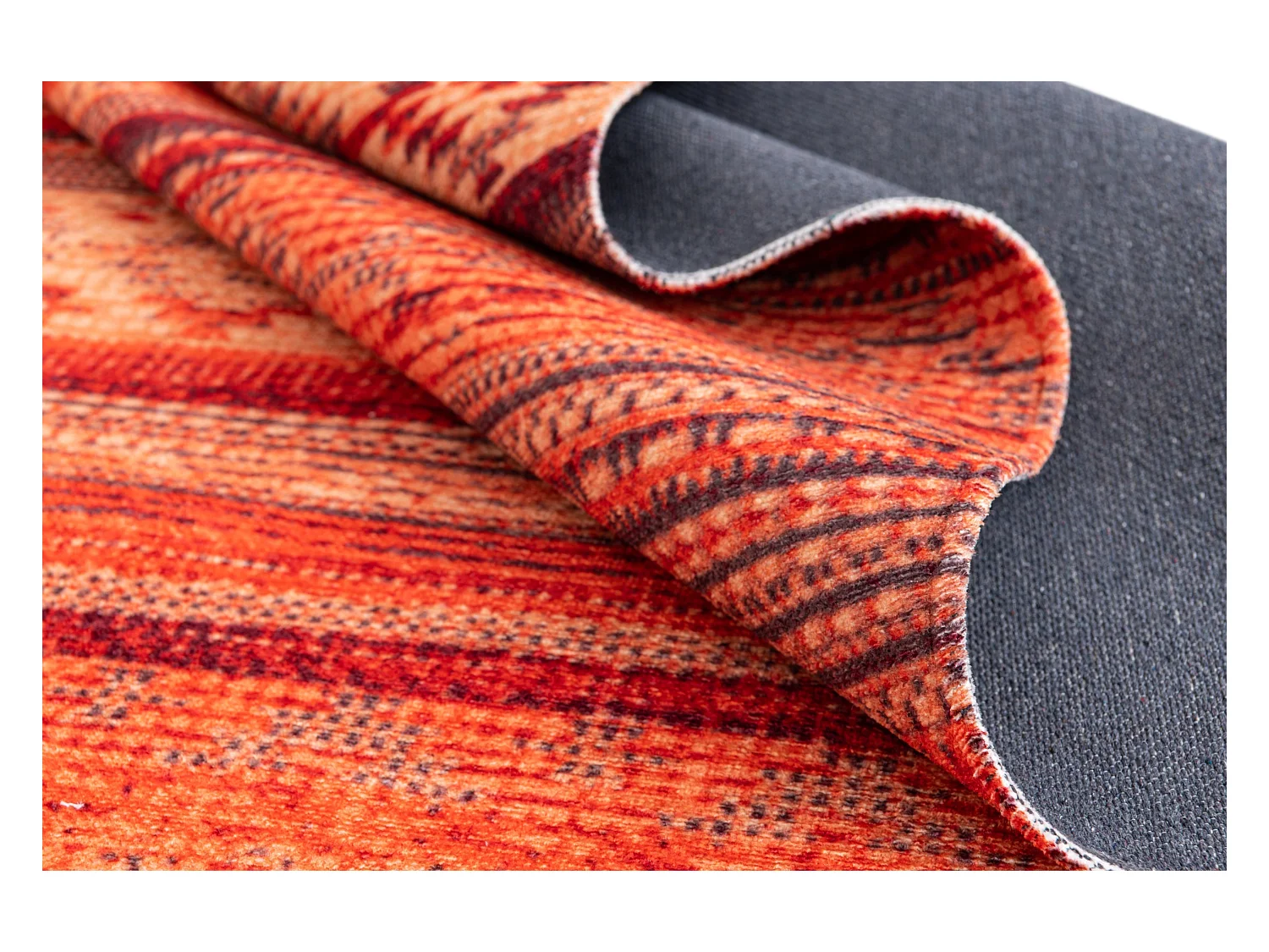 Tapis 65x185 orange Kriens Makaha