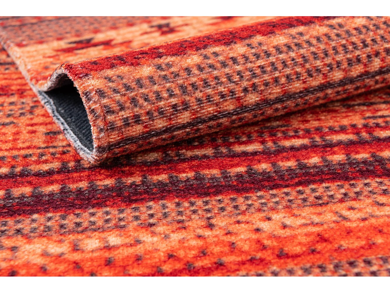 Tapis 65x185 orange Kriens Makaha