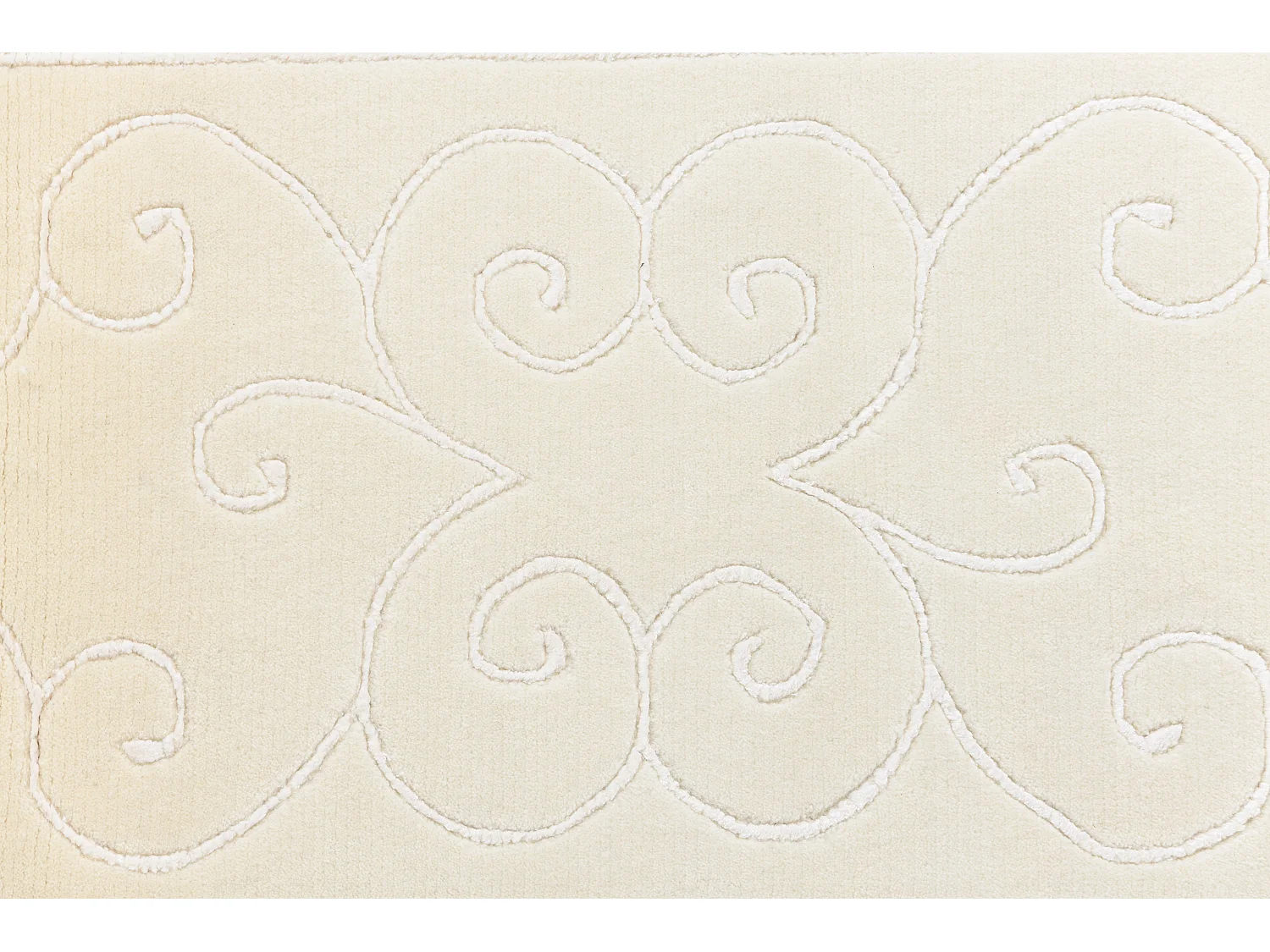 Läufer-Wollteppich 84x203 Beige Darya