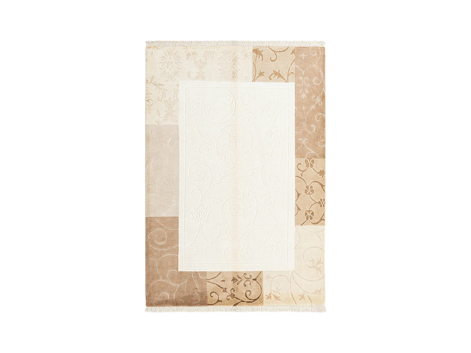 Wollteppich 140x203 Beige Darya