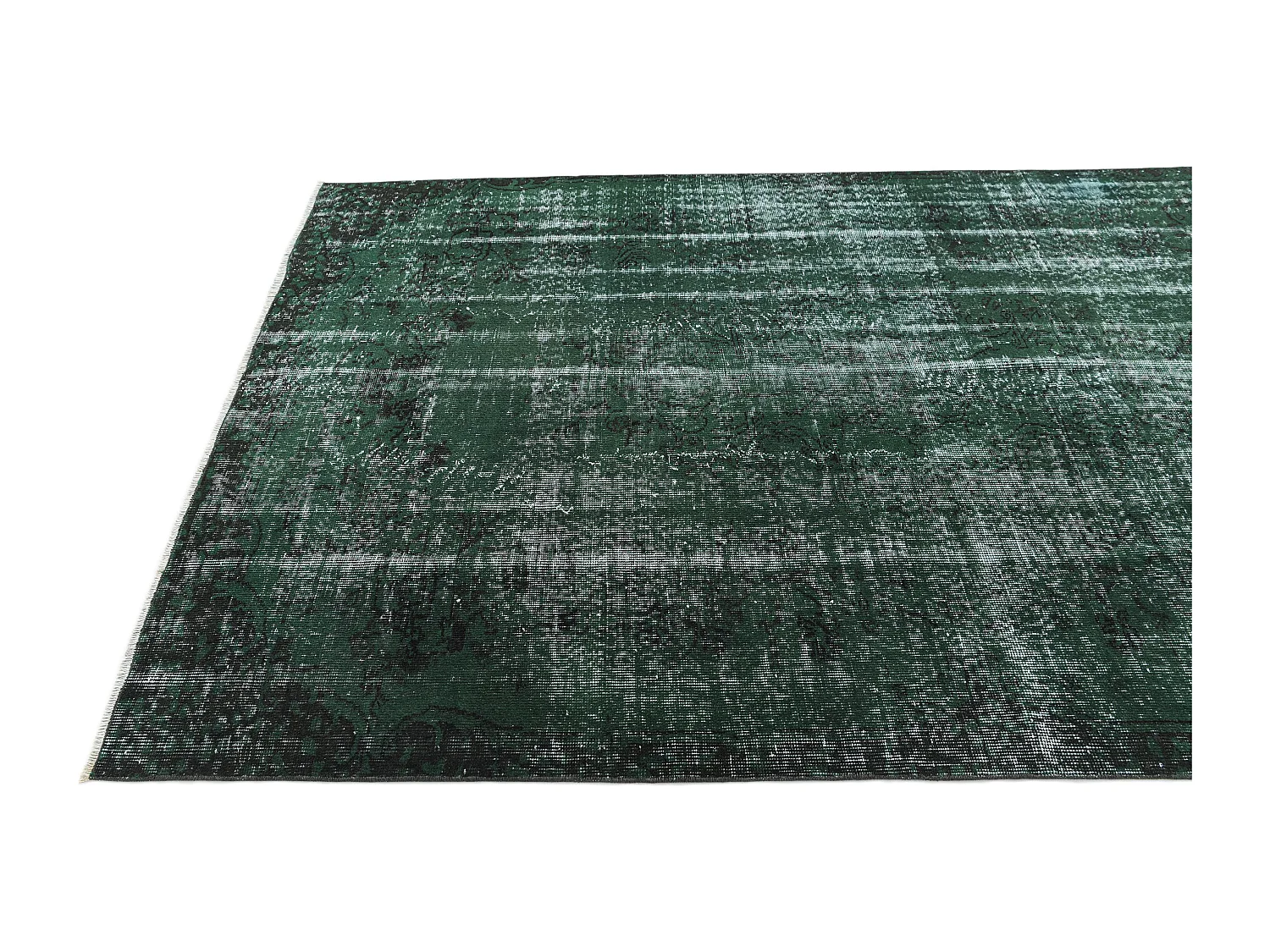 Tappeto in lana 160x259 verde Ultra Vintage