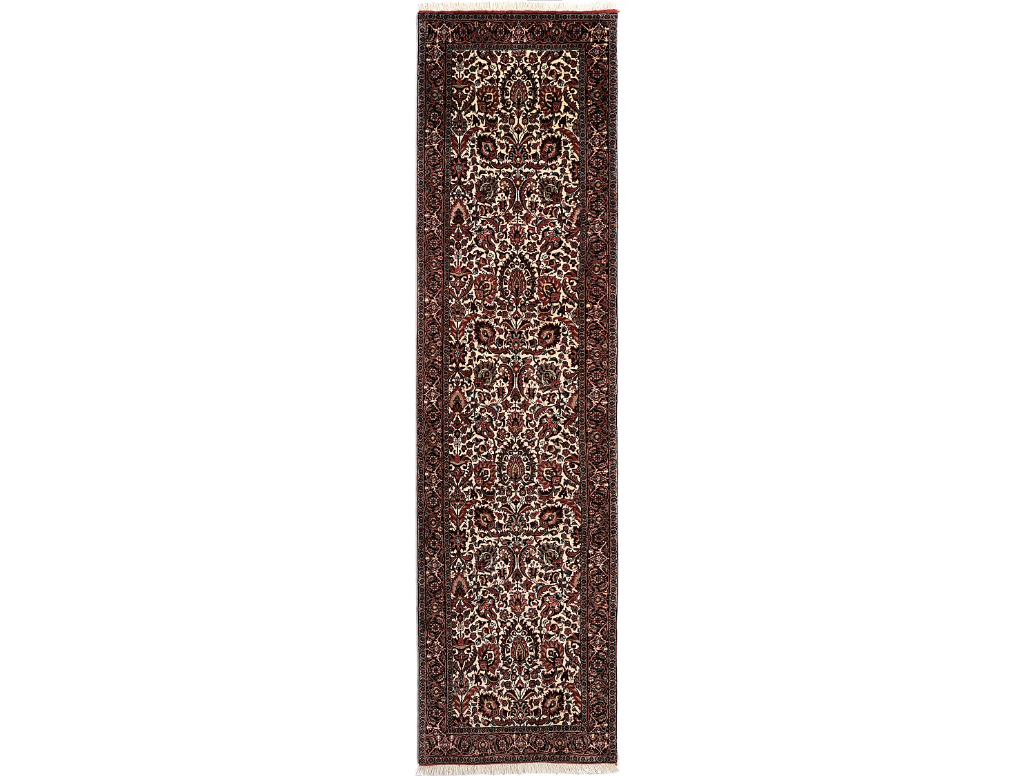 Tapis de couloir en laine 73x290 beige Bidjar
