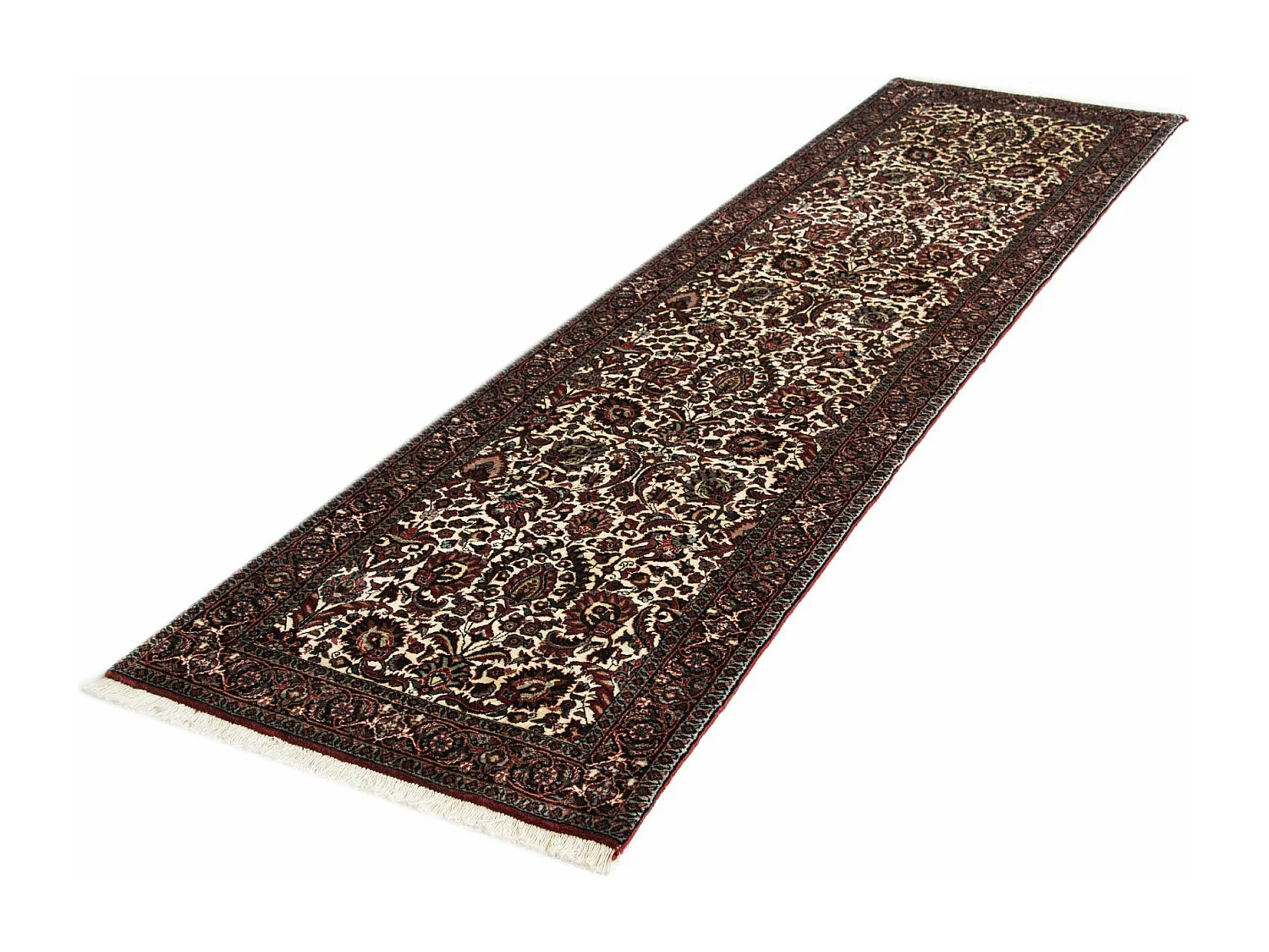 Tapis de couloir en laine 73x290 beige Bidjar