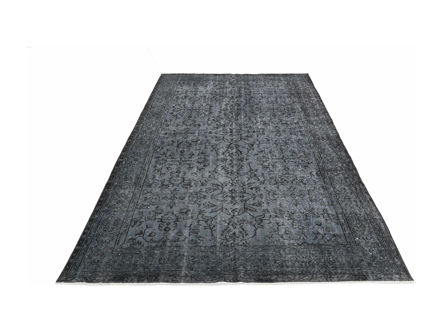 Tapis de laine 175x287 gris Ultra Vintage