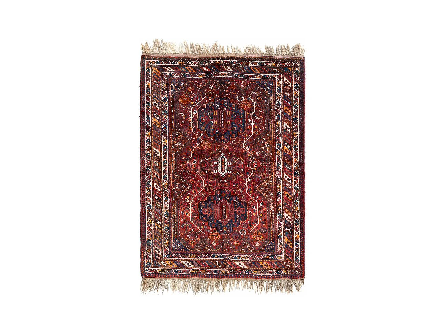 Tappeto in lana 150x211 rosso Ghashghai