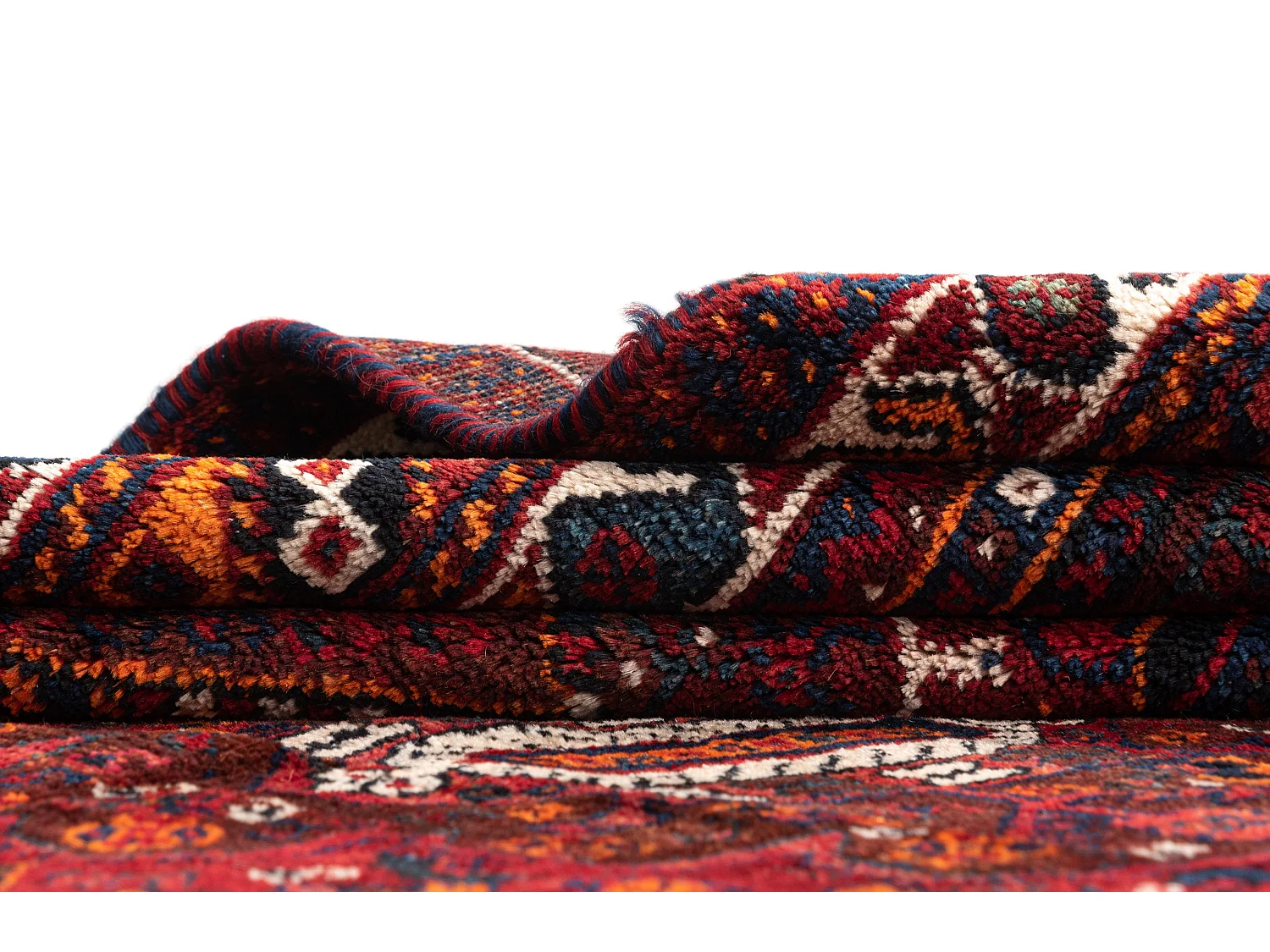 Wollteppich 150x211 Rot Ghashghai