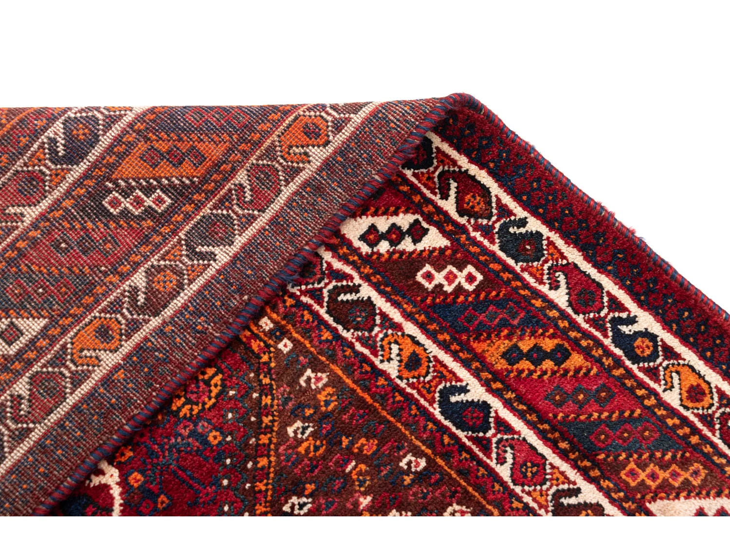 Wollteppich 150x211 Rot Ghashghai