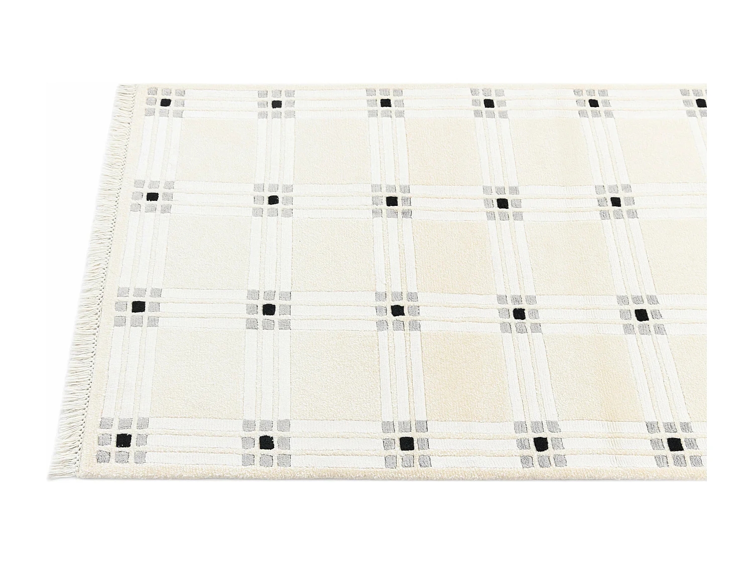 Tapis de couloir en laine 81x297 beige Darya