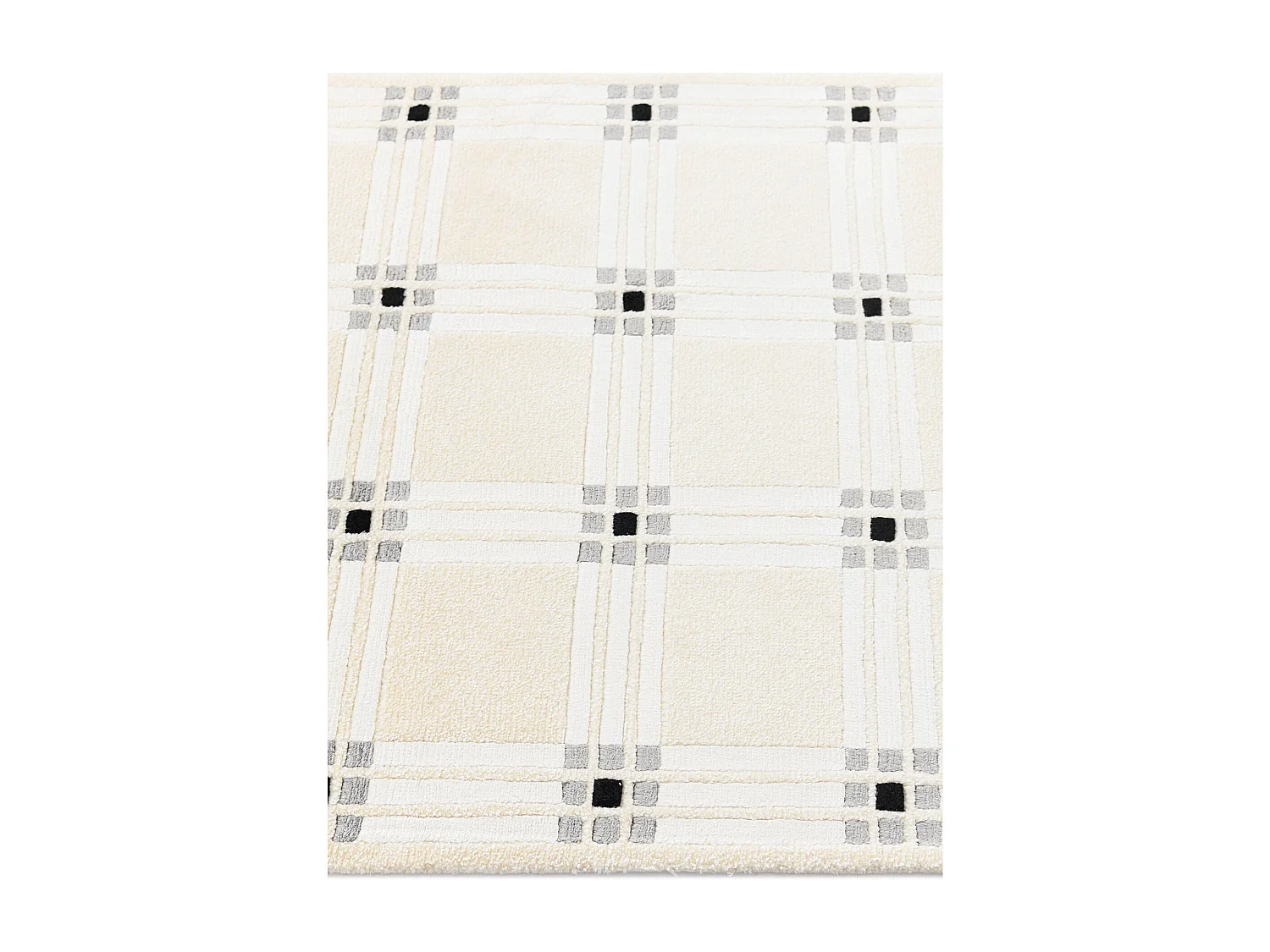 Tapis de couloir en laine 81x297 beige Darya