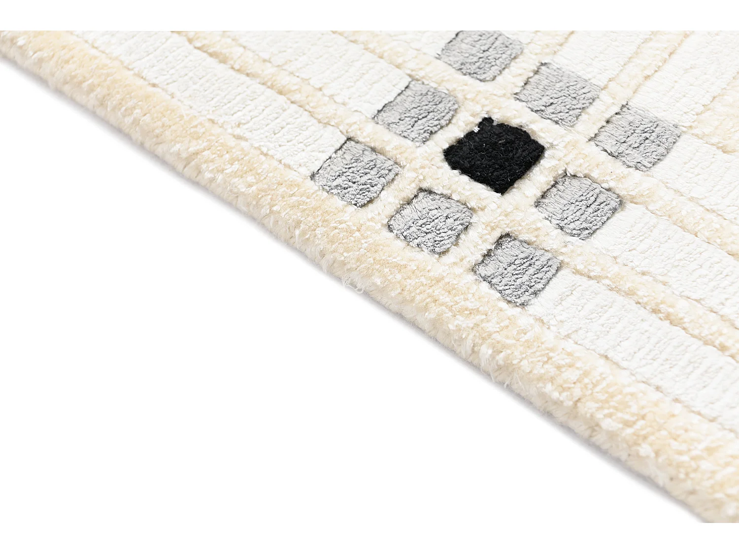 Tapis de couloir en laine 81x297 beige Darya