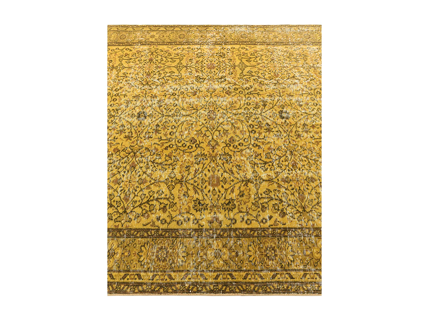 Tapis de laine 165x277 jaune Ultra Vintage