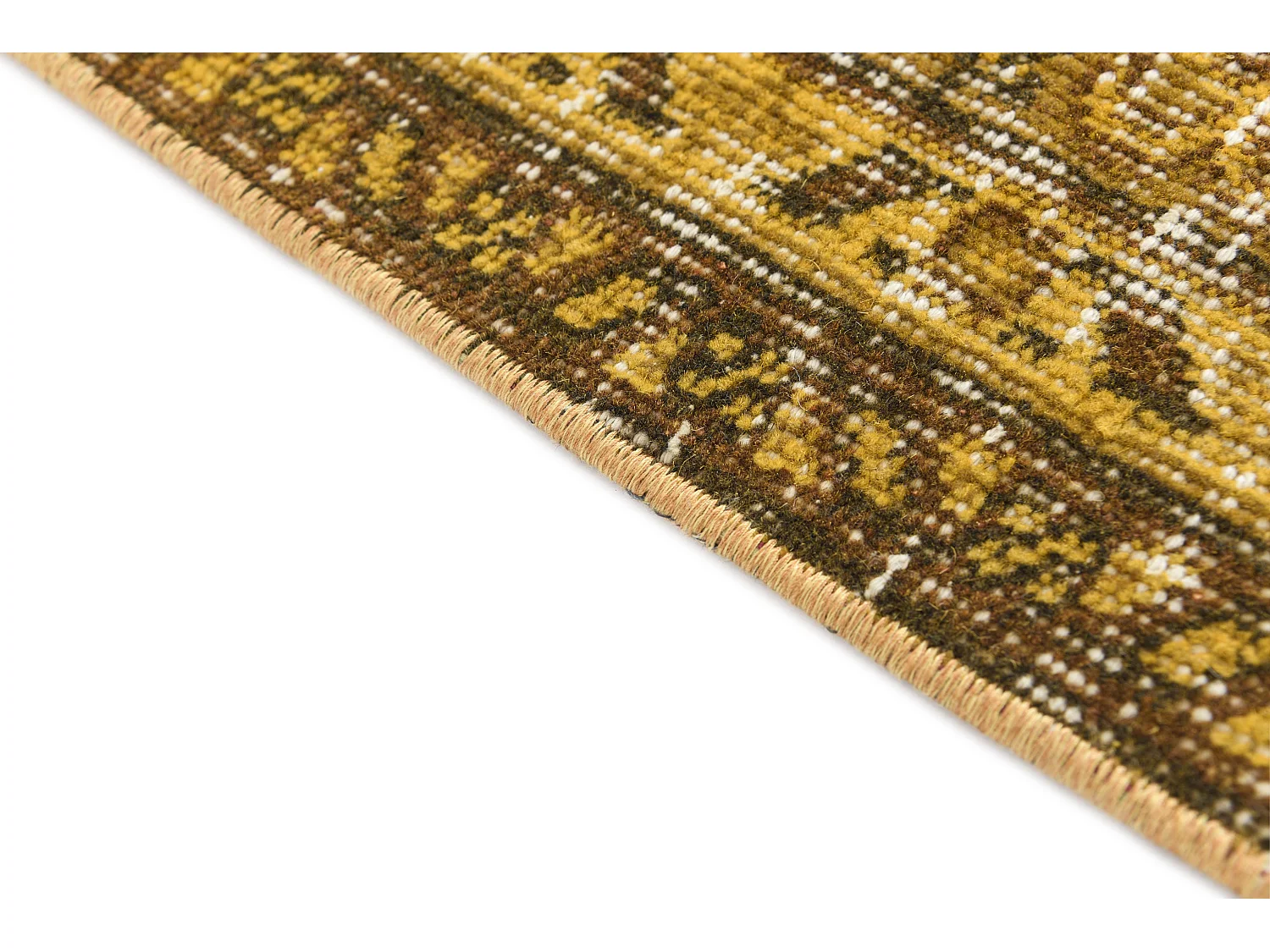 Tapis de laine 165x277 jaune Ultra Vintage