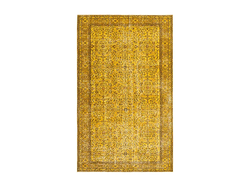 Tapis de laine 165x277 jaune Ultra Vintage