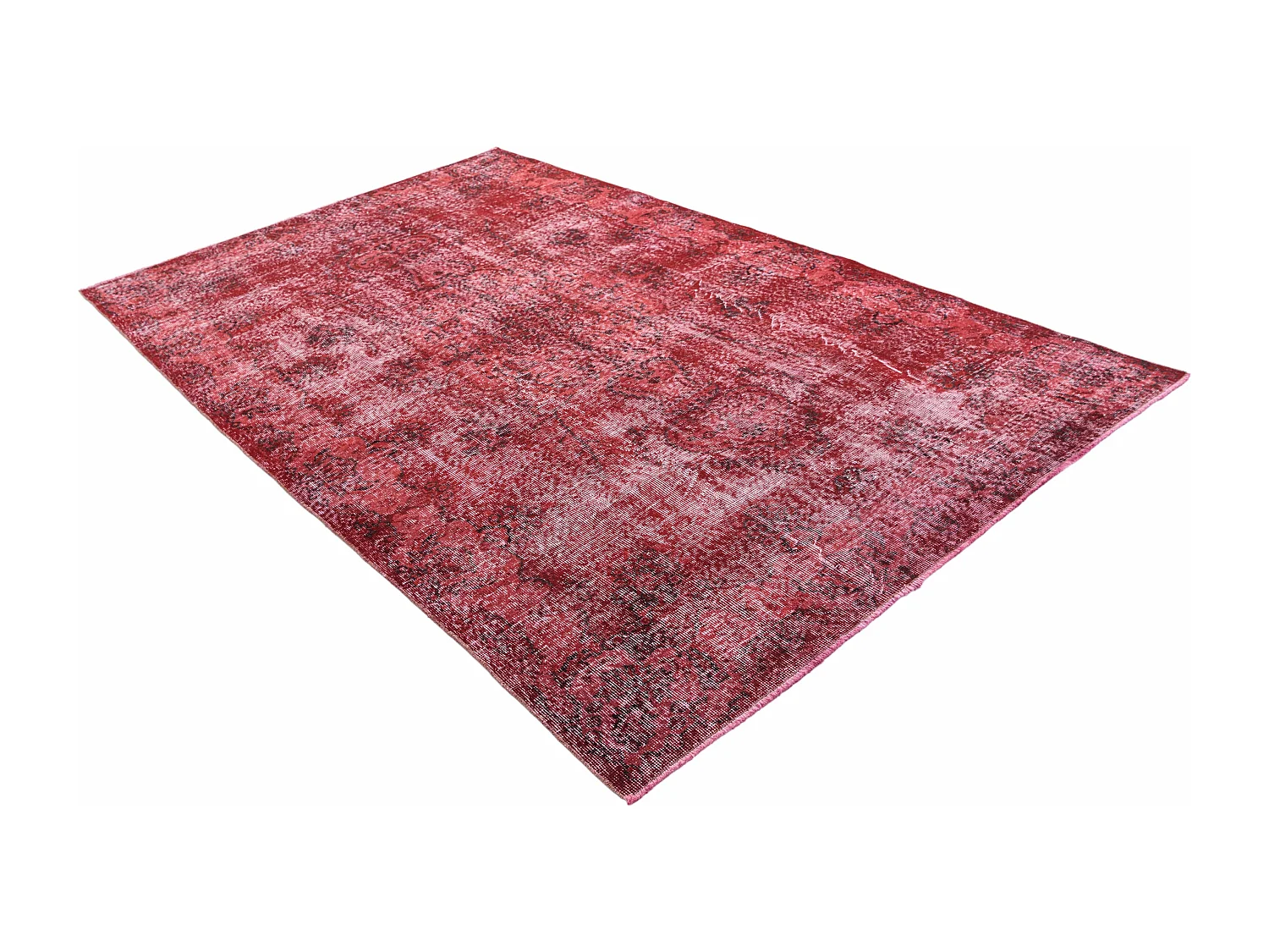 Tapis de laine 178x292 rouge Ultra Vintage