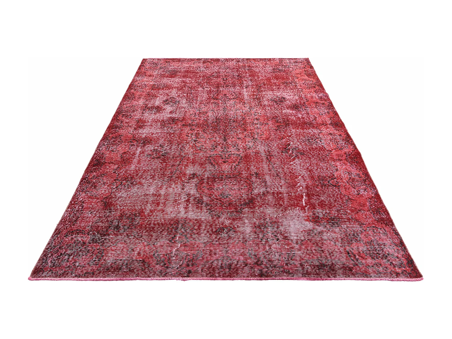 Tapis de laine 178x292 rouge Ultra Vintage