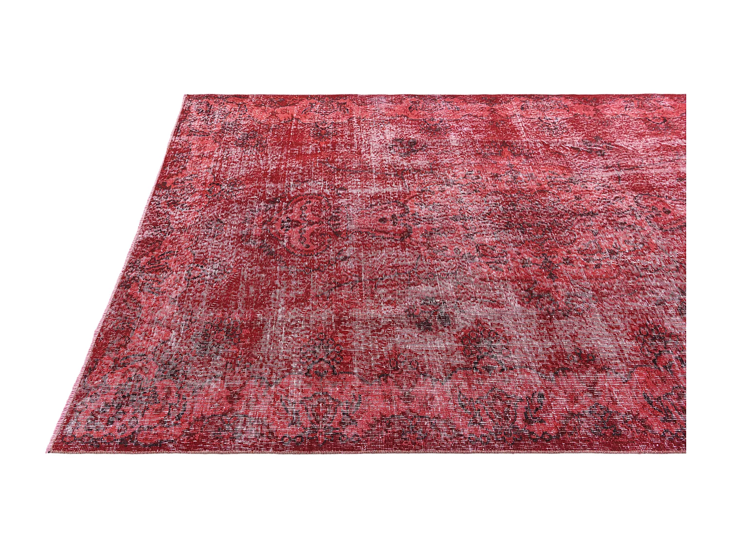 Tapis de laine 178x292 rouge Ultra Vintage