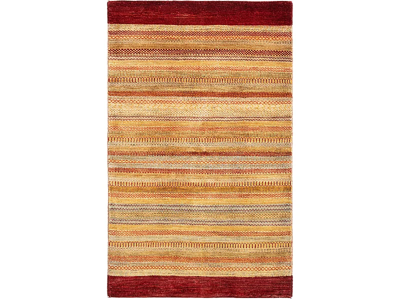 Tapis de laine 94x153 rouge Juma