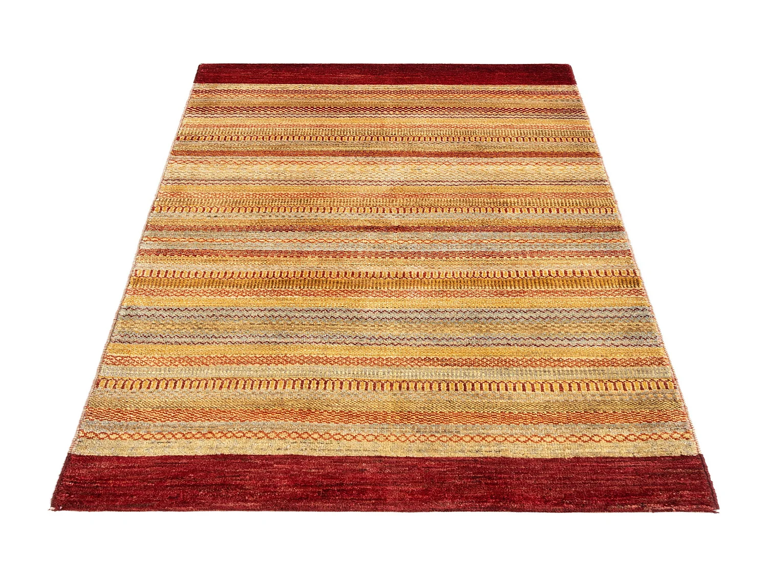 Tapis de laine 94x153 rouge Juma
