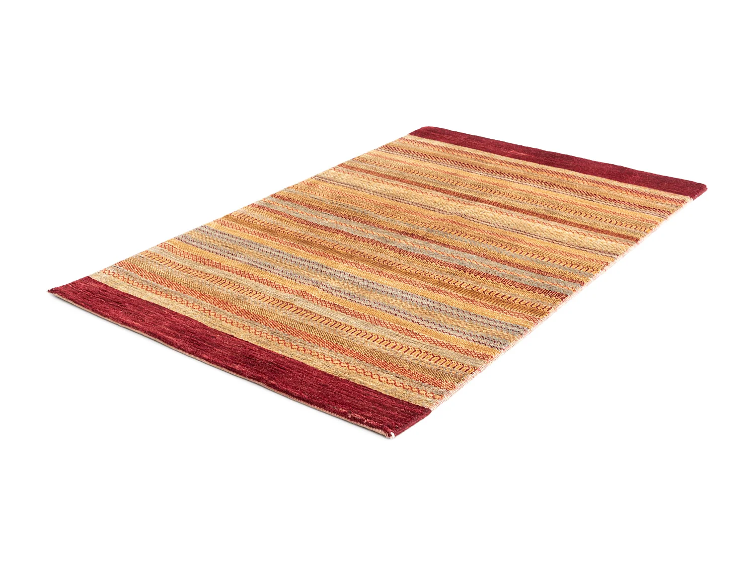 Tapis de laine 94x153 rouge Juma