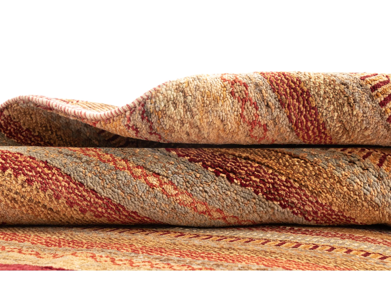 Tapis de laine 94x153 rouge Juma