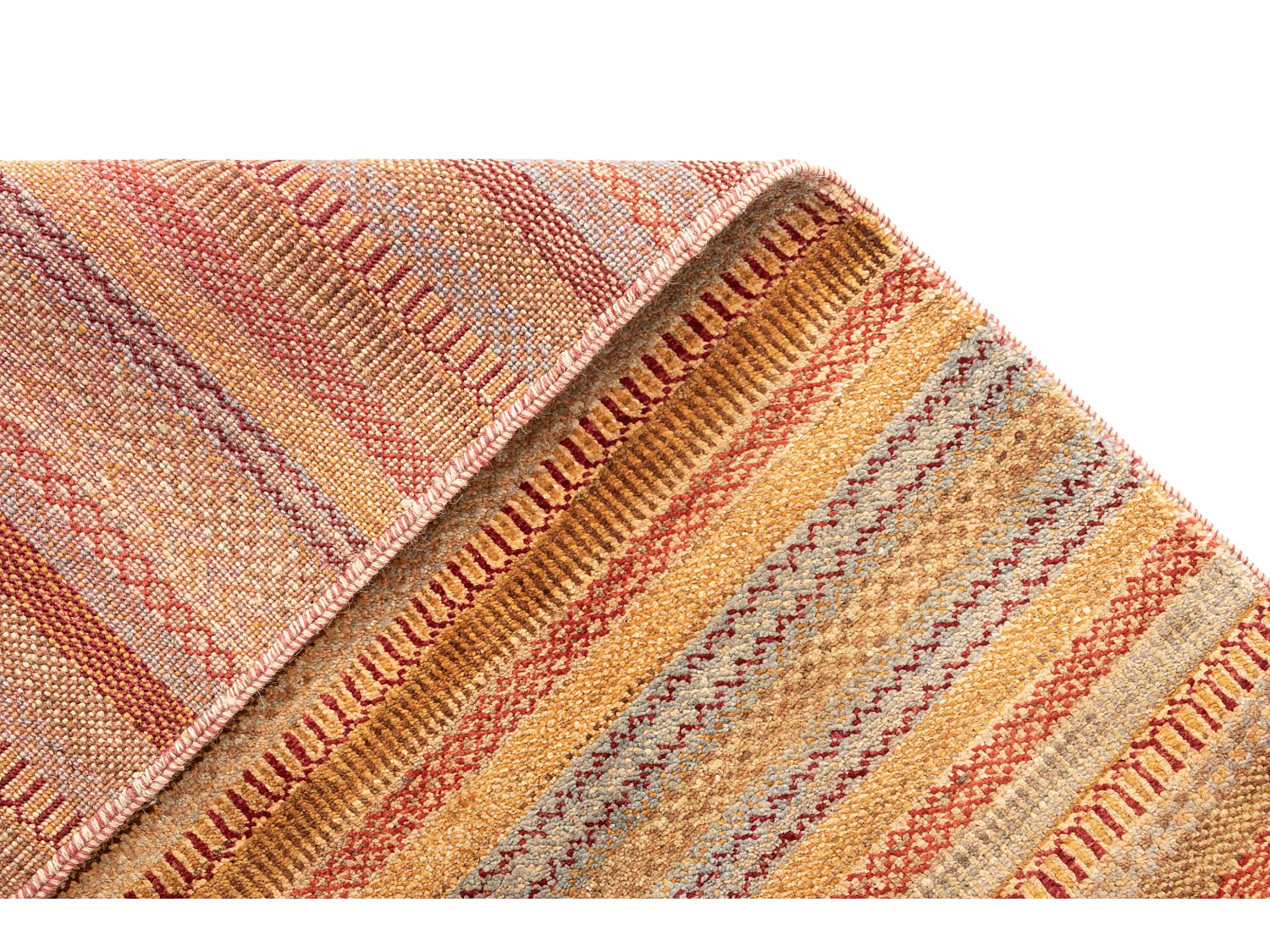 Tapis de laine 94x153 rouge Juma