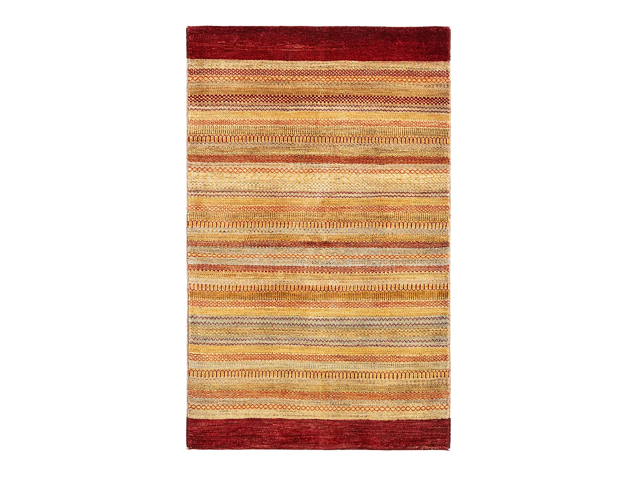 Tapis de laine 94x153 rouge Juma