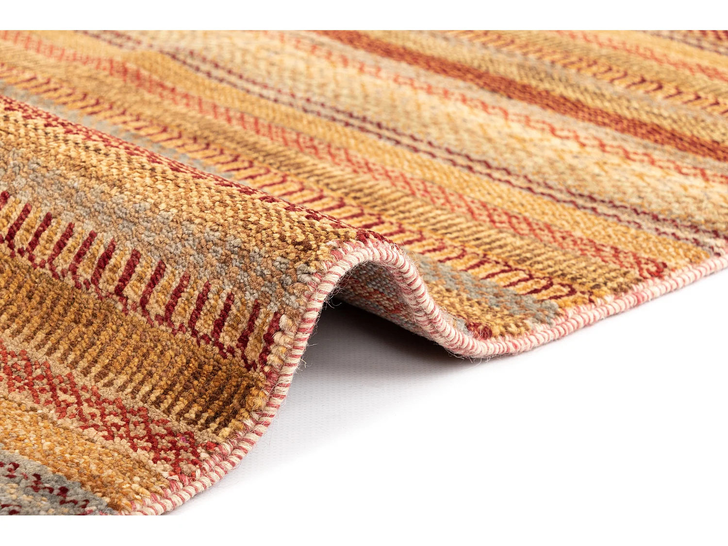 Tapis de laine 94x153 rouge Juma