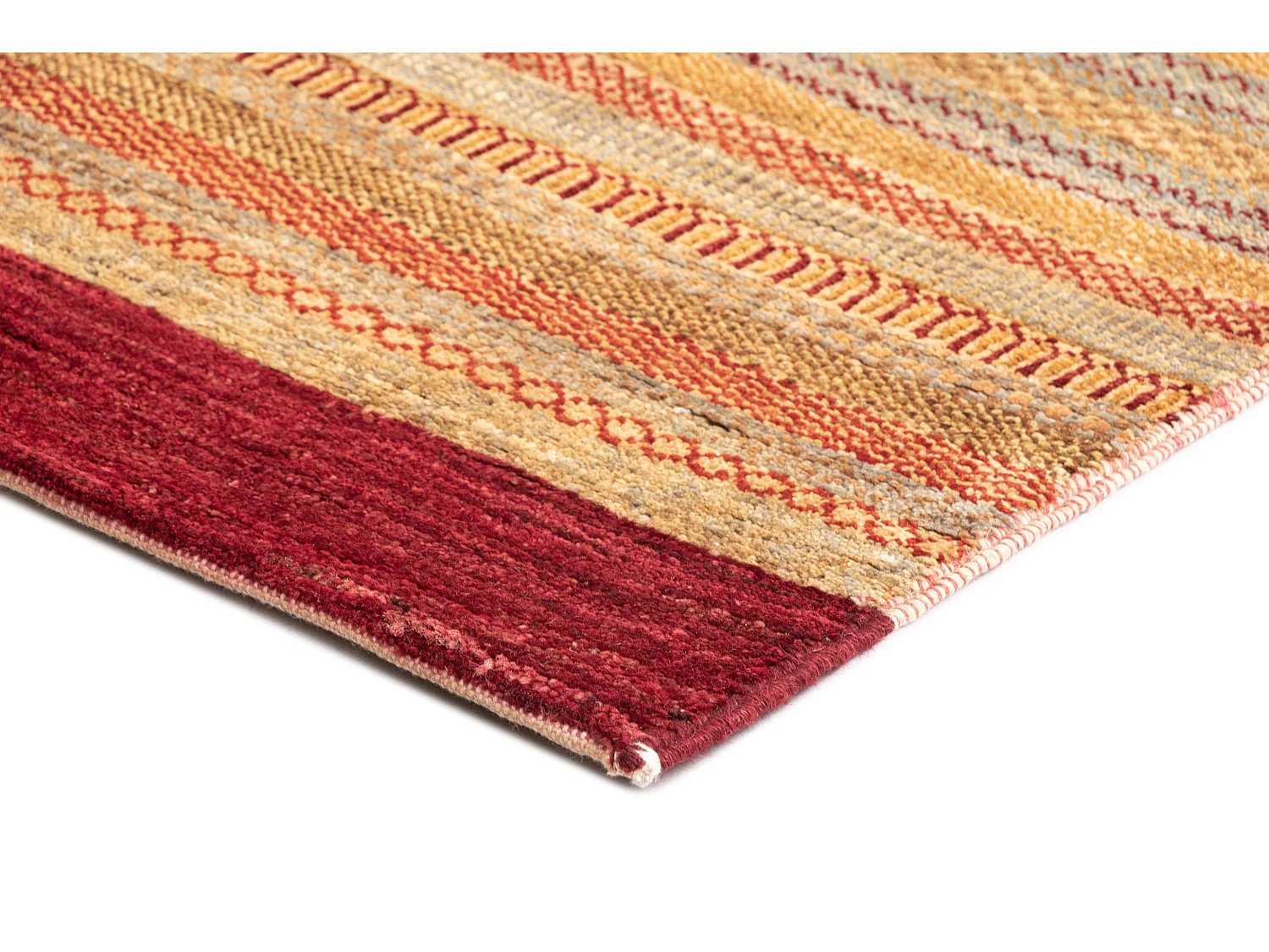 Tapis de laine 94x153 rouge Juma