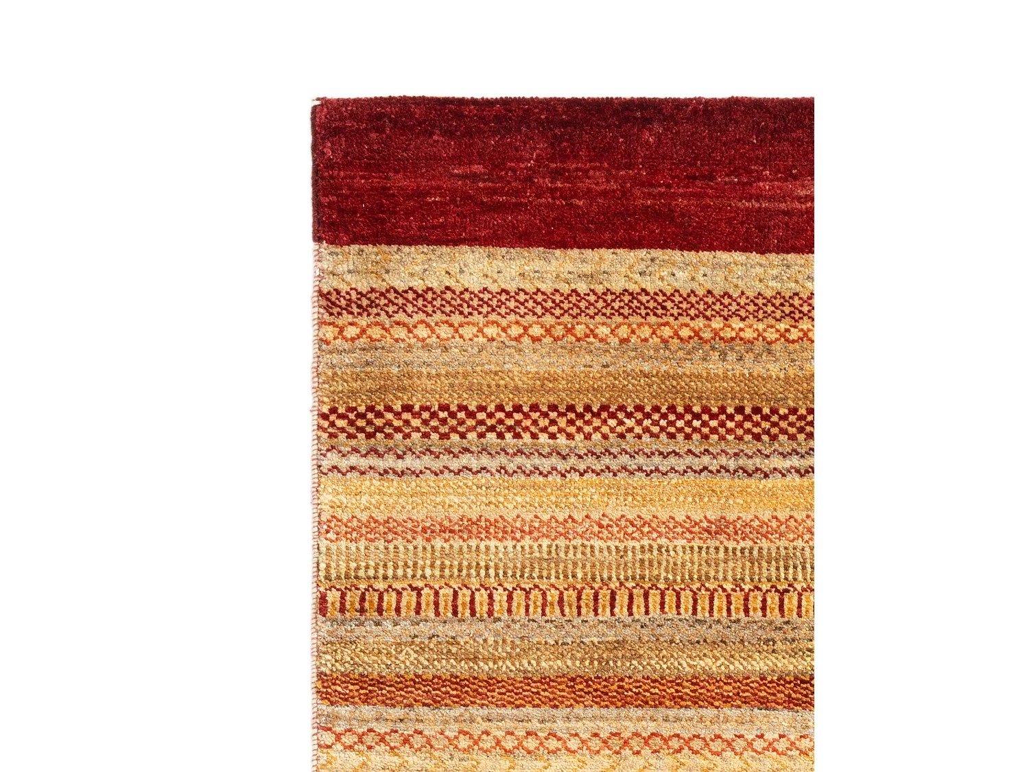 Tapis de laine 94x153 rouge Juma
