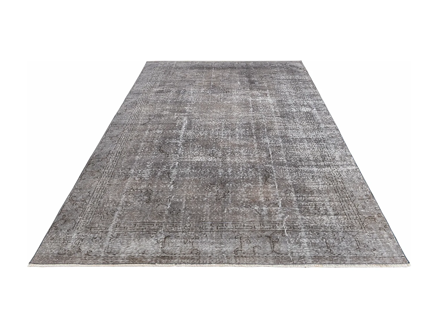 Tapis de laine 185x300 gris Ultra Vintage