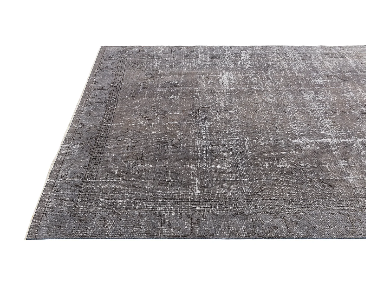 Tapis de laine 185x300 gris Ultra Vintage