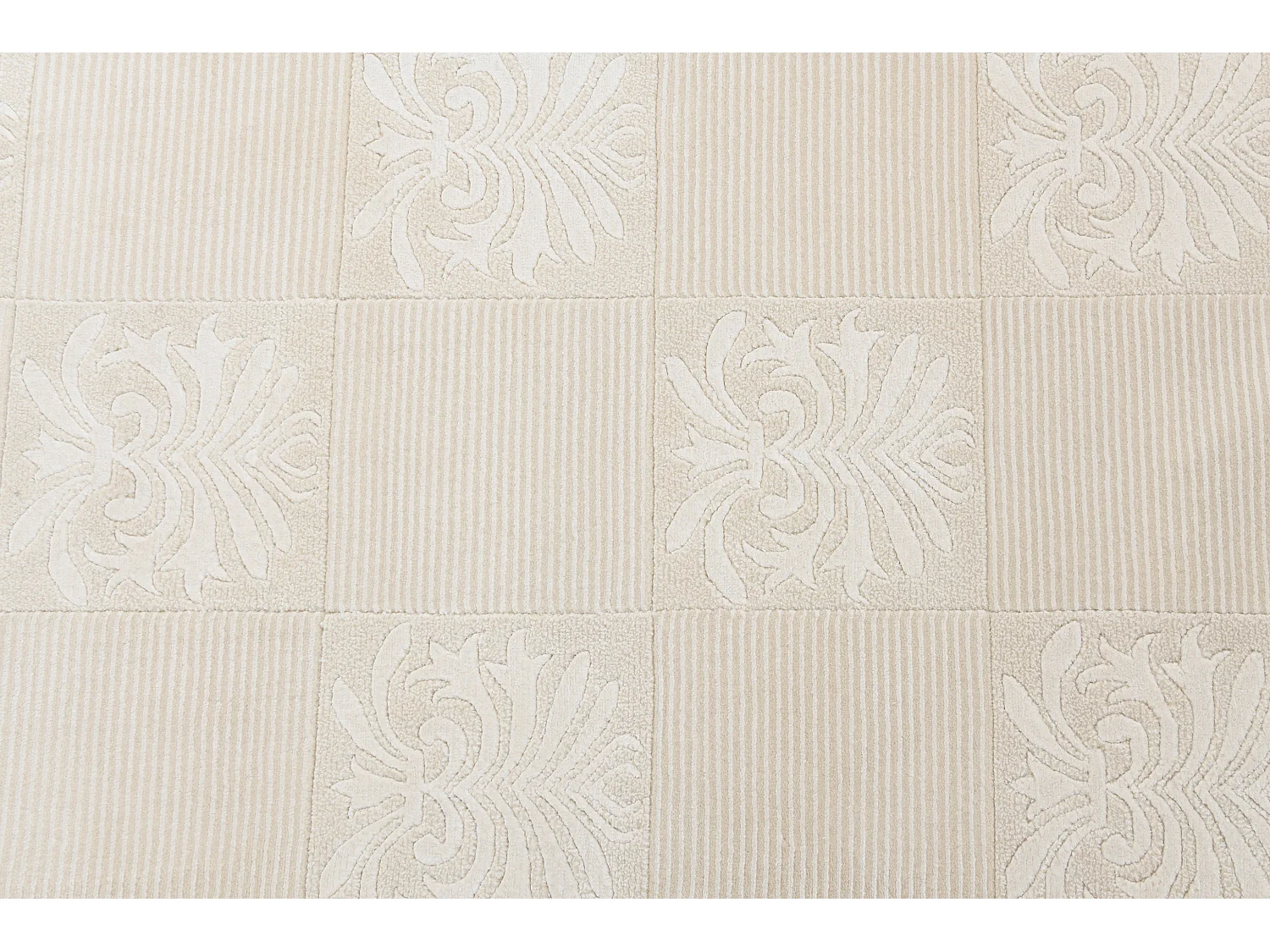 Tapis de couloir en laine 79x404 beige Darya