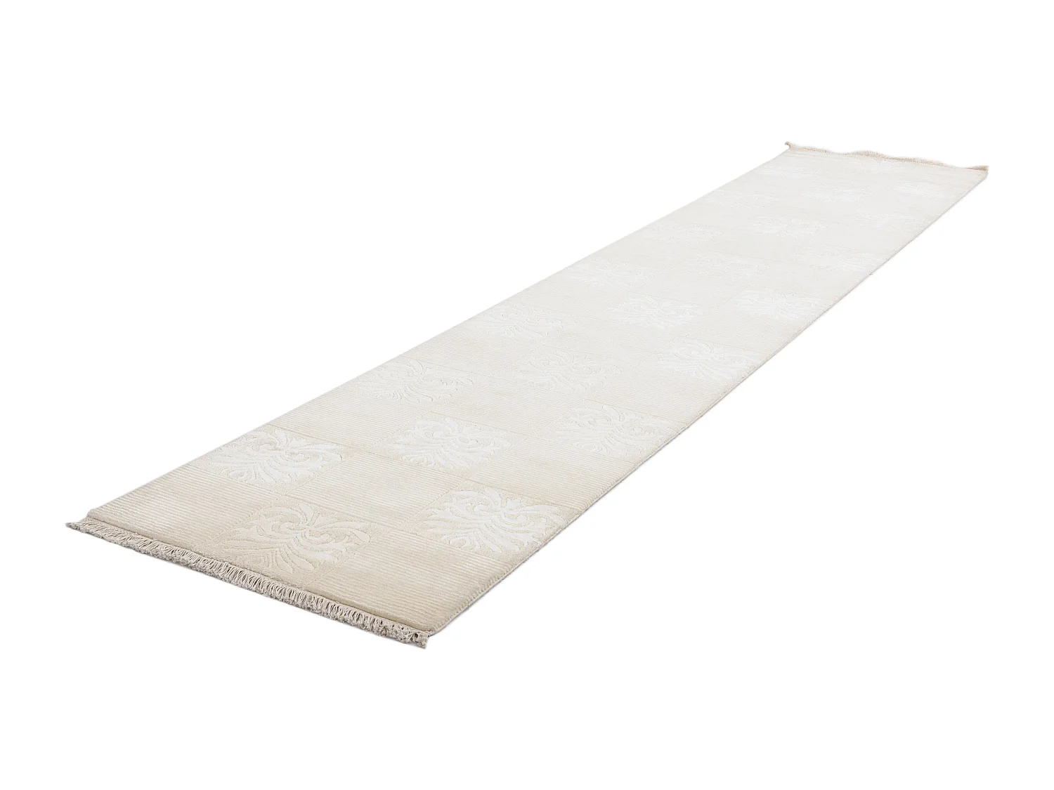 Tappeto per corridoio in lana 79x404 beige Darya